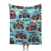 Couverture personnalisée de voiture de camion de grandes roues d’engrenage avec le nom pour la fille de garçon
